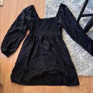 Old Navy Black Long Sleeve Dress